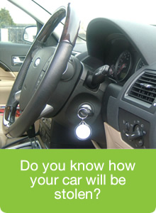 There are numerous ways your car could be stolen - keys left in the ignition