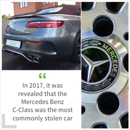 In 2017, it was revealed that the Mercedes Benz C-Class was the most commonly stolen car