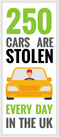 250 Cars Stolen Every Day