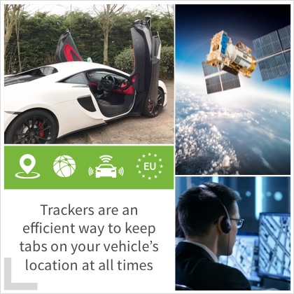 Trackers are an efficient way to keep tabs on your vehicle's location at all times