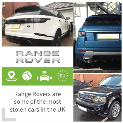 Range Rovers are some of the most stolen cars in the uk