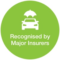 recognised by major insurers