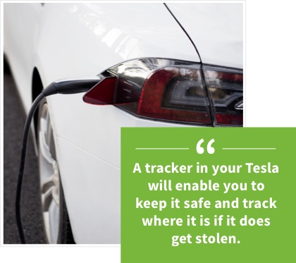 Tesla car trackers