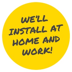 install at home or work